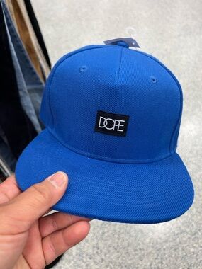 DOPE Men's RoyBlue Snapback Solid Hip Hop Casual Hat Spring Summer Fall One Size